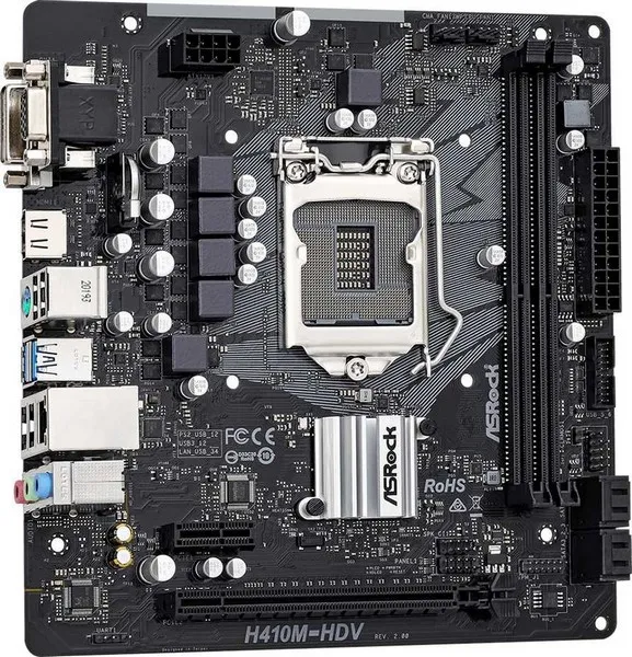 Материнская плата ASRock H410M-HDV R2.0