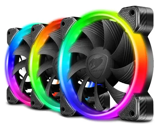 Кулер для корпуса комплект Cougar Vortex HPB RGB Cooling Kit
