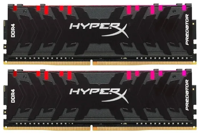 Оперативная память 16 GB kit Kingston HyperX Predator RGB HX440C19PB3AK2/16