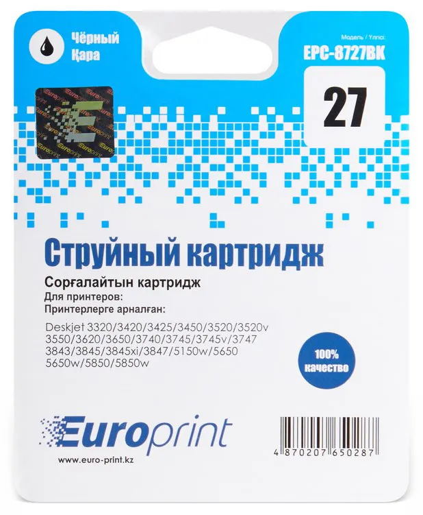 Картридж Europrint EPC-8727BK №27