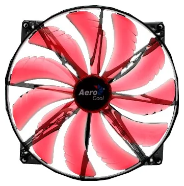 Кулер для кейса AeroCool Silent Master Red Led