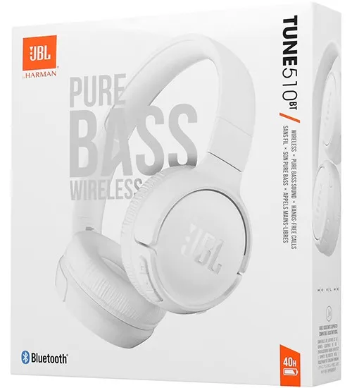 Bluetooth Гарнитура JBL (by harman) Tune 510BT White
