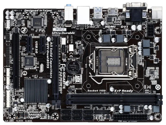 Материнская плата Gigabyte GA-H97M-HD3