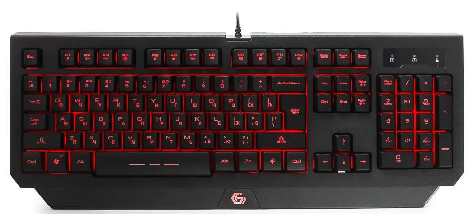 Клавиатура Gembird KB-G300L black