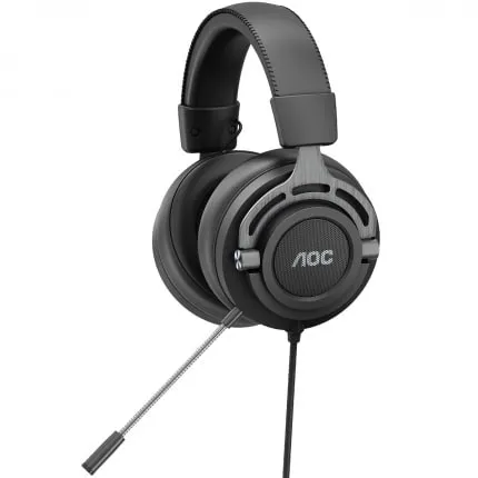 Гарнитура AOC GH200, динамики 50 мм, 3,5mm разъем, 1,8м