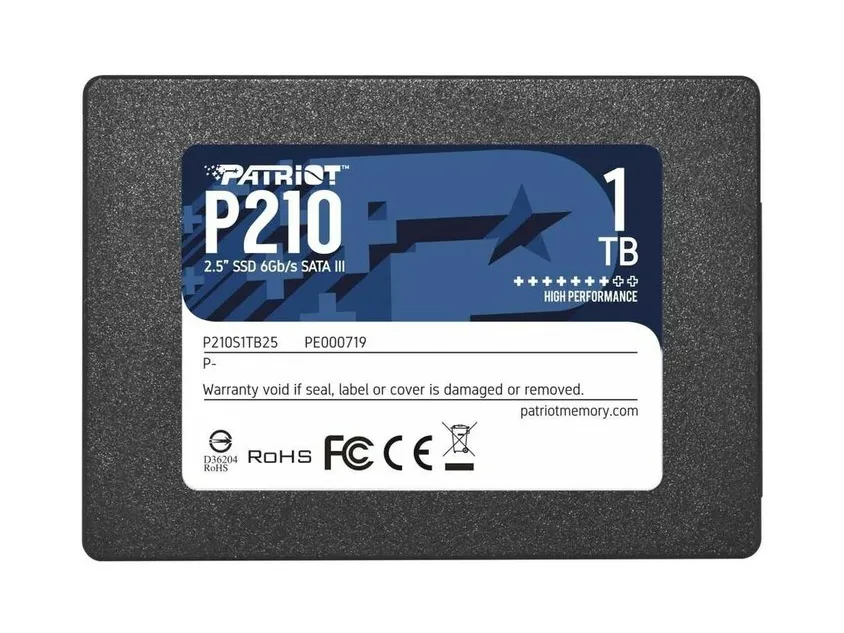SSD накопитель 1000 GB PATRIOT P210 P210S1TB25