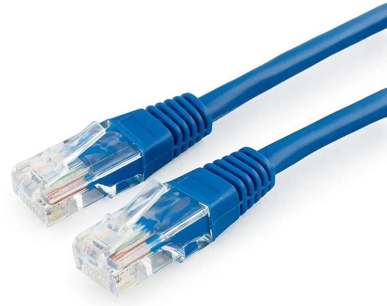 Патч корд UTP 5e-Cat 0.5 m Cablexpert PP10-0.5M/B синий