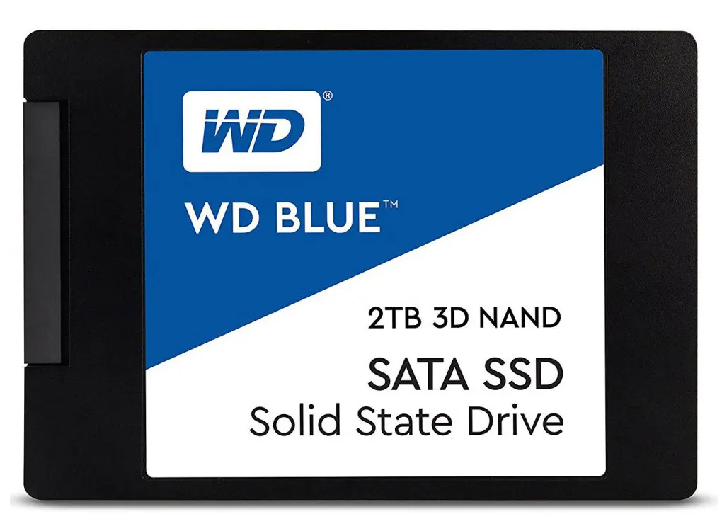 SSD накопитель WD Blue 3D NAND WDS200T2B0A 2ТБ