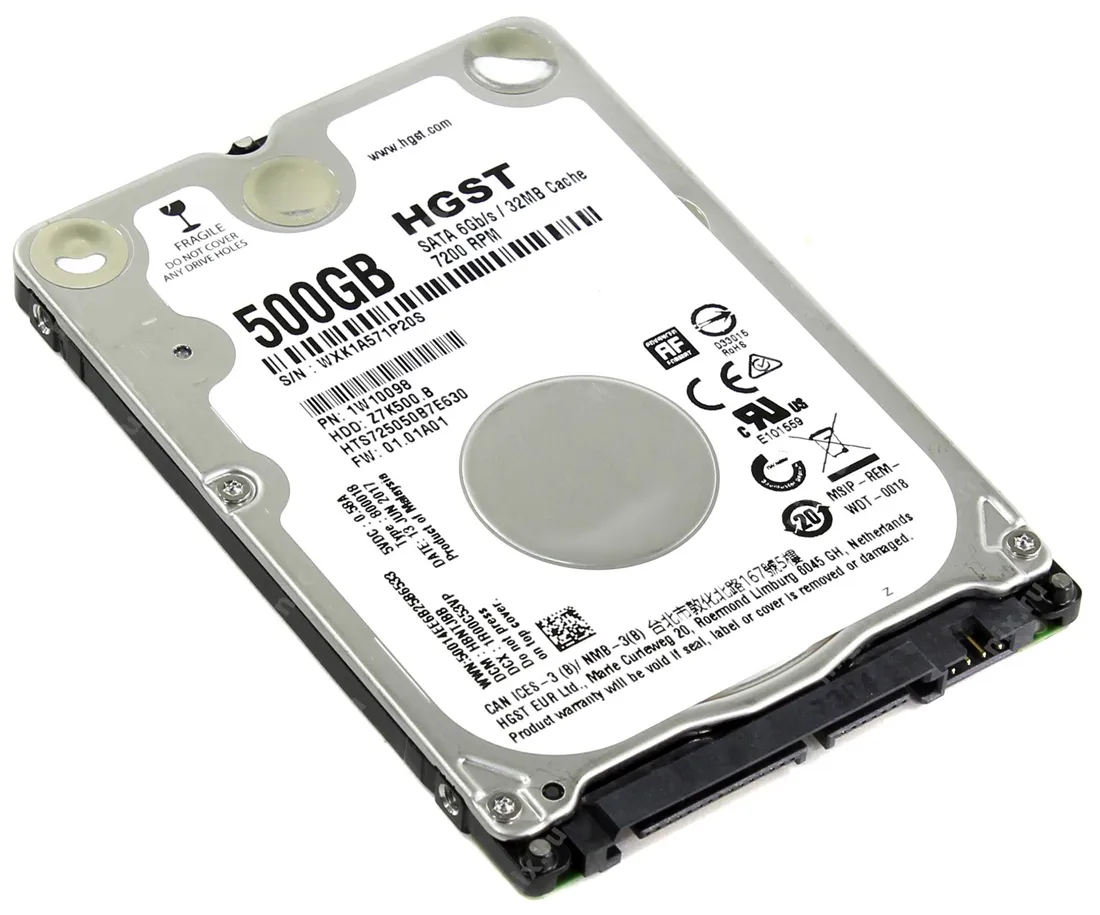 Жесткий диск 500Гб HITACHI Travelstar Z7K500 HTS725050B7E630