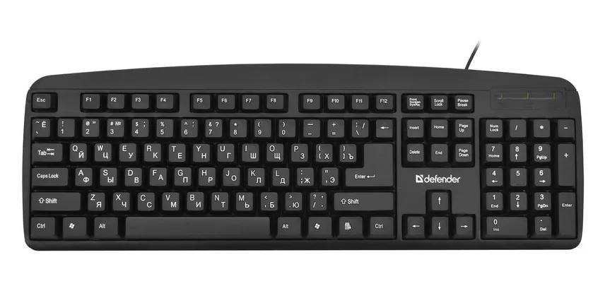 Клавиатура Defender Office HB-910 black