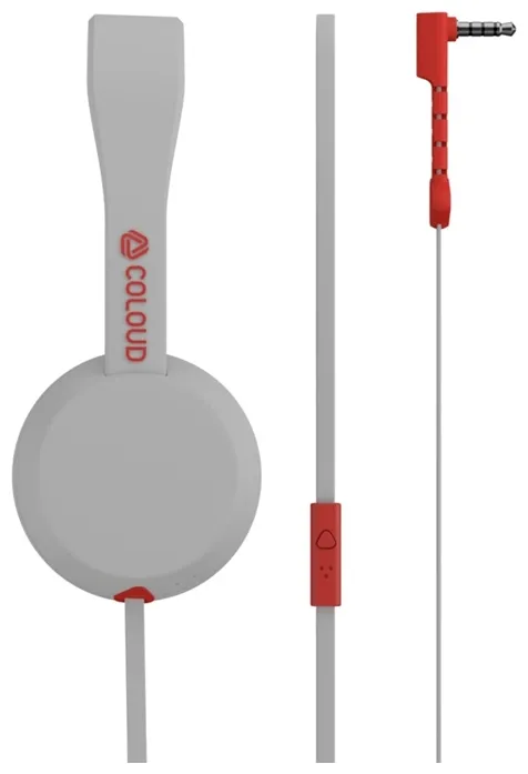 Гарнитура Coloud The Knock Blocks white-red