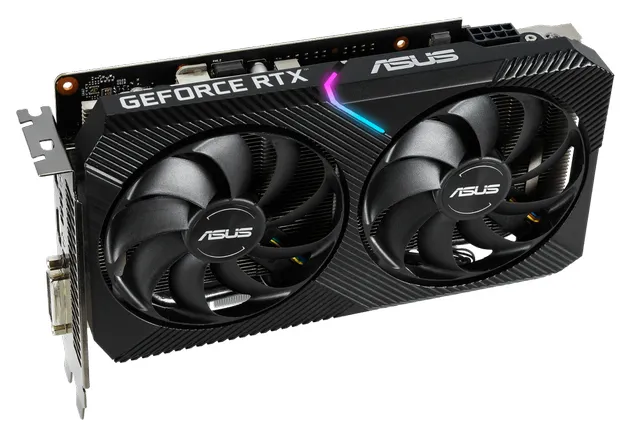 Видеокарта ASUS DUAL RTX 2060 6Gb DUAL-RTX2060-O6G-MINI