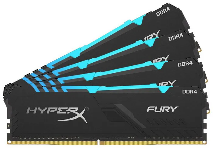 Оперативная память 128Gb KIT Kingston HyperX Fury RGB HX436C18FB3AK4/128