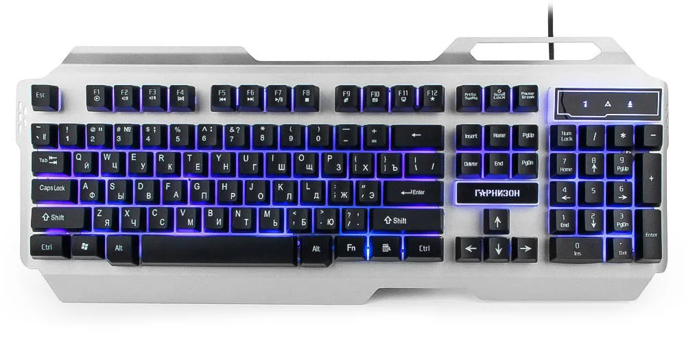 Клавиатура + Мышь Гарнизон GKS-510G black-silver