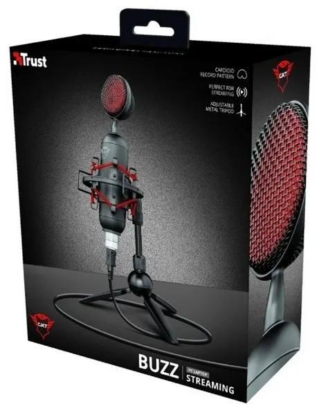 Микрофон Trust GXT 244 Buzz Streaming Черный
