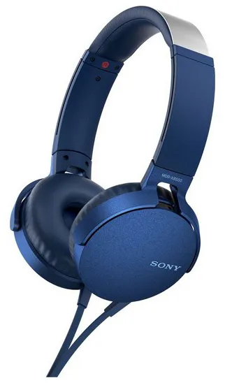 Наушники Sony MDR-XB550AP/L синий