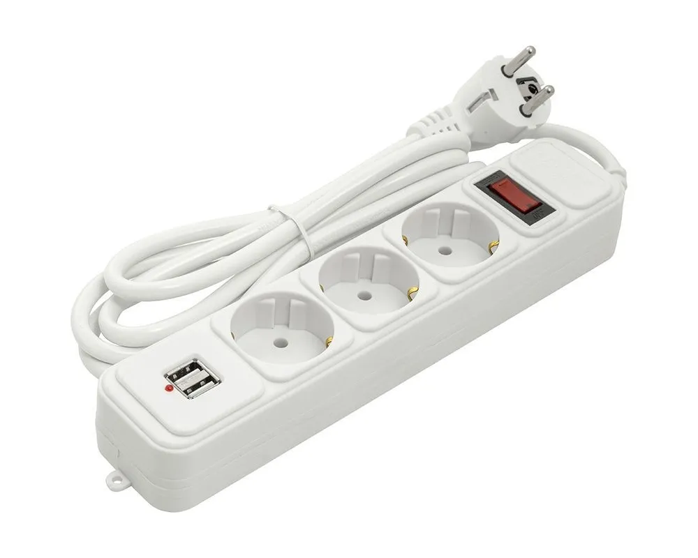 Сетевой фильтр PowerPlant JY-1054U/1.8