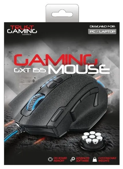 Мышь игровая TRUST GXT155 черная