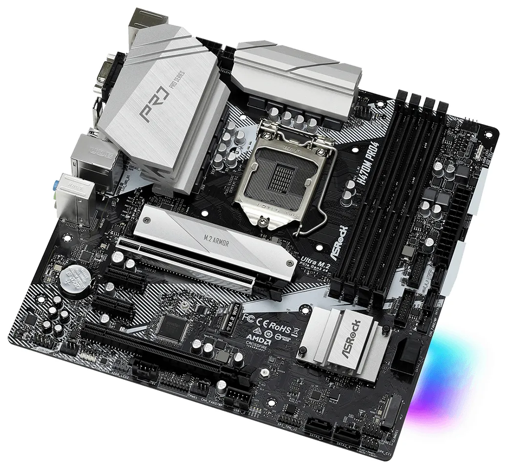 Материнская плата ASRock H470M PRO4