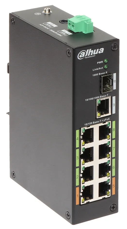 Коммутатор Dahua LR2110-8ET-120