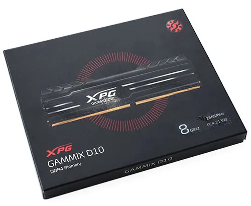 Оперативная память 16 GB kit ADATA XPG GAMMIX D10 AX4U266638G16-DBG