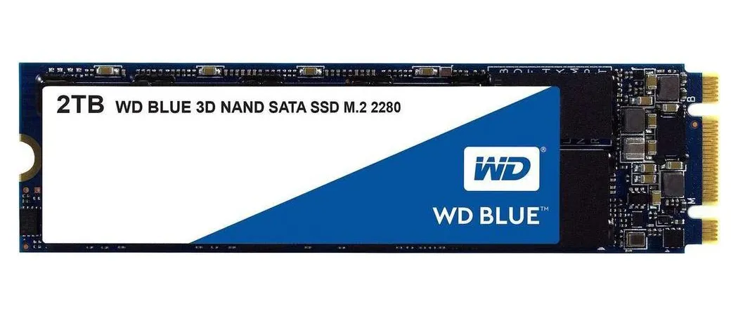 SSD накопитель WD Blue 3D NAND WDS200T2B0B 2ТБ