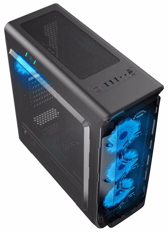 Корпус для ПК GameMax StarLight Black Blue