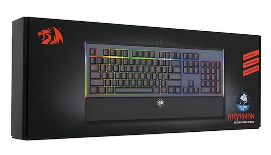 Клавиатура USB Defender Redragon Aryaman black