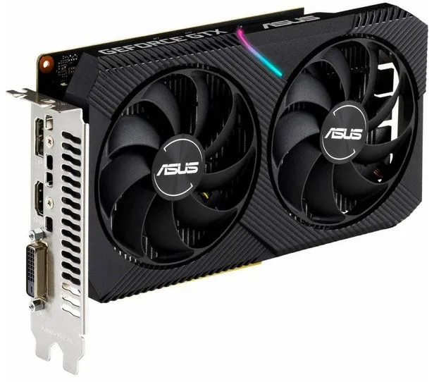 Видеокарта 4Gb ASUS GTX1650 DUAL-GTX1650-4GD6-MINI