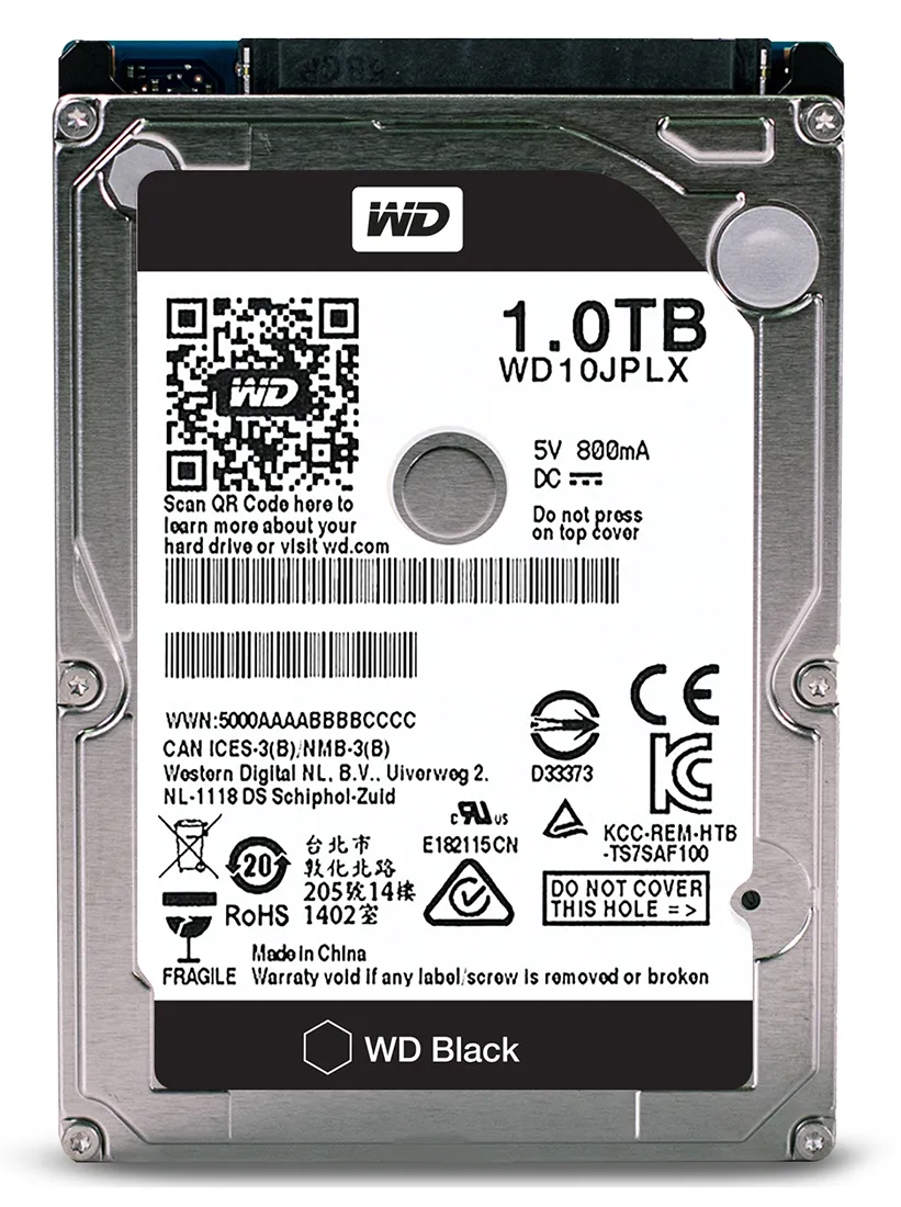 Жесткий диск 1Tb WD Black WD10JPLX