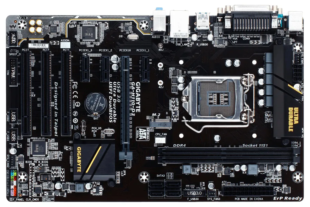 Материнская плата Gigabyte GA-H110-D3