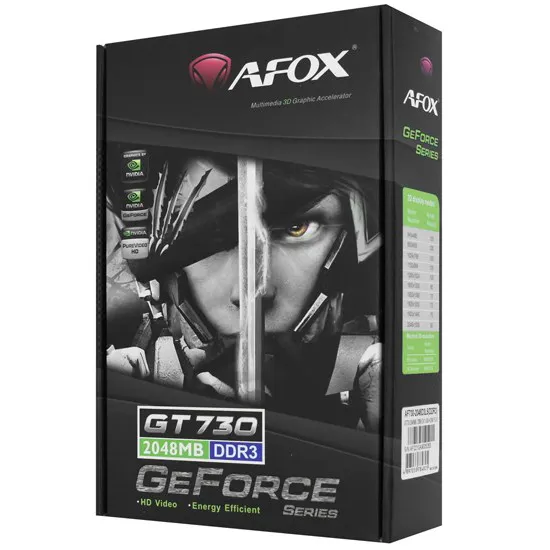Видеокарта 2 GB Afox GT 730 AF730-2048D3L5