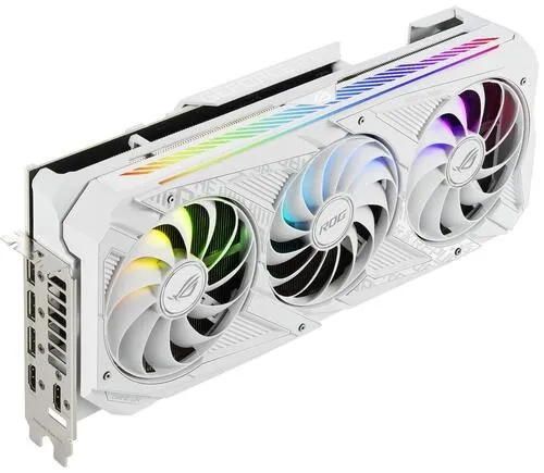 Видеокарта 10GB ASUS RTX3080 OC ROG-STRIX-RTX3080-O10G-WHITE-V2
