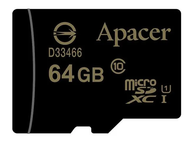 Карта памяти Apacer 64GB AP64GMCSX10U1-R