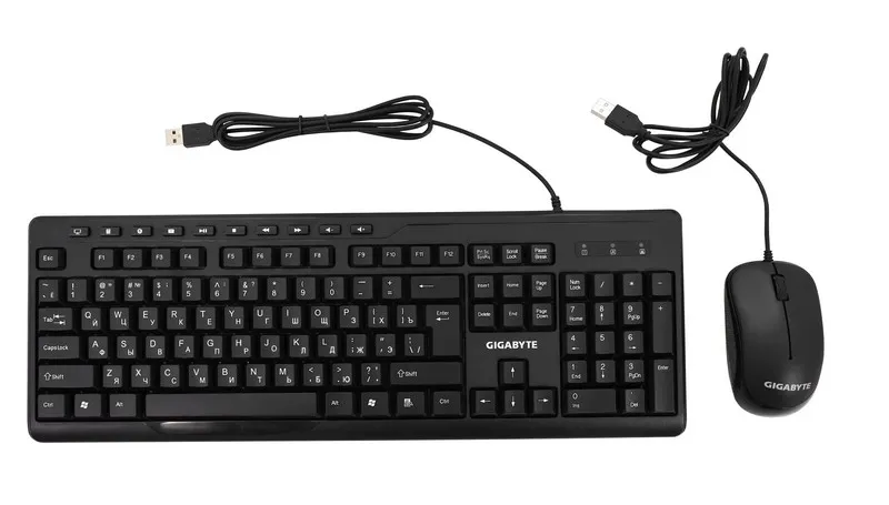 Комплект клавиатура+мышь Gigabyte GK-KM6300 black
