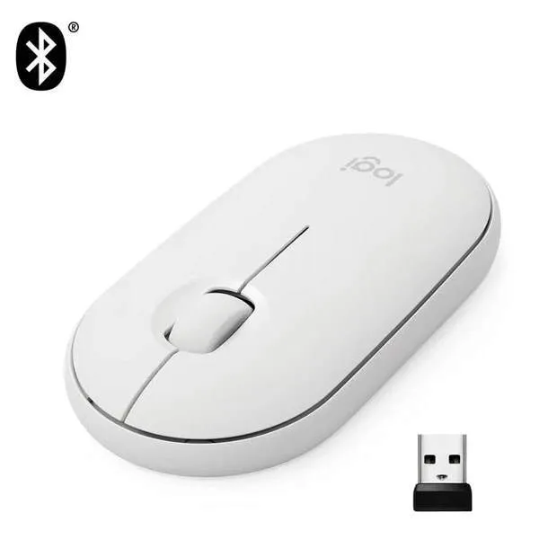 Мышь Logitech M350S Pebble 2 TONAL WHITE 910-007013