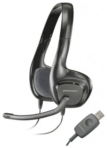 Наушники-гарнитура Plantronics AUDIO 622 Чёрный
