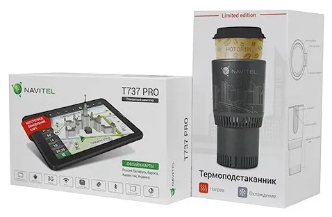 Навигатор Автомобильный GPS Navitel T737 PRO + TC500 Combo