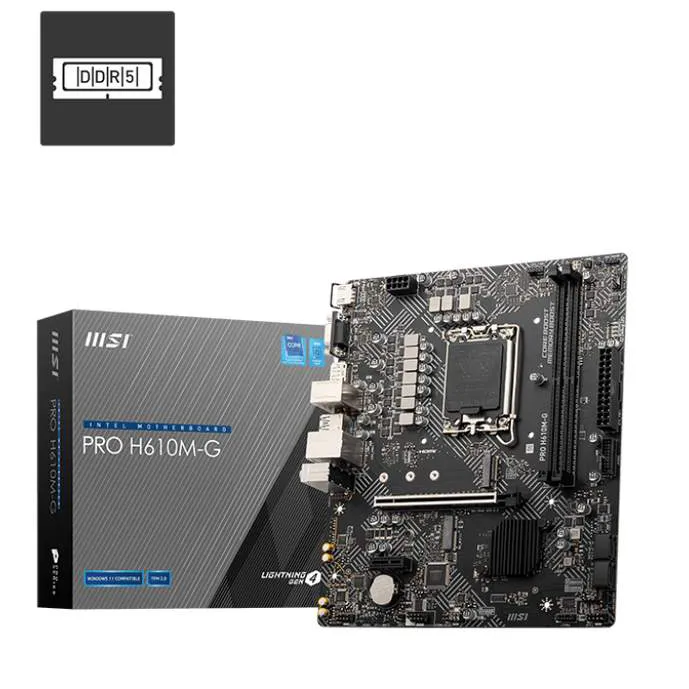 Материнская плата MSI PRO H610M-G D5