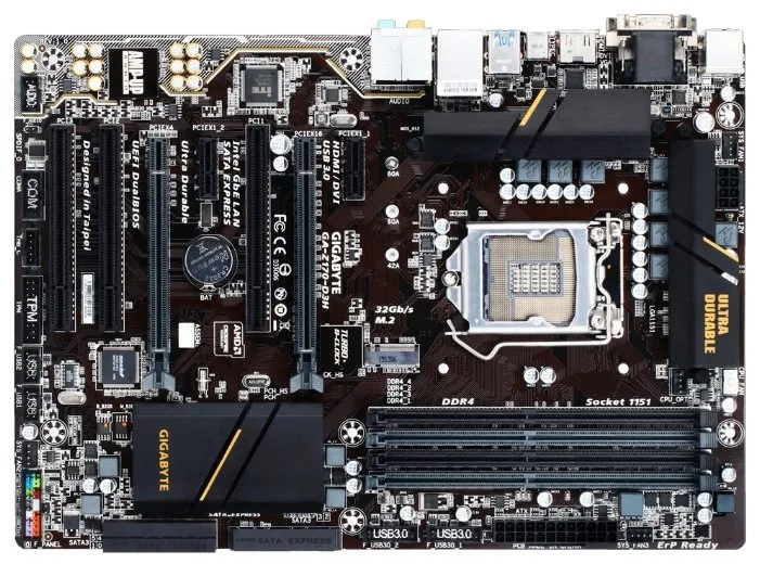 Материнская плата Gigabyte GA-Z170-D3H