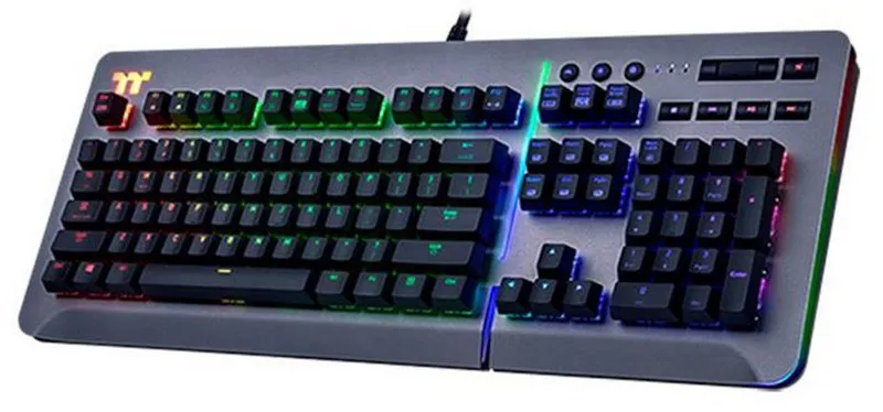 Клавиатура Thermaltake Level 20 Space Gray (Silver Switch) KB-LVT-SSSRRU-01