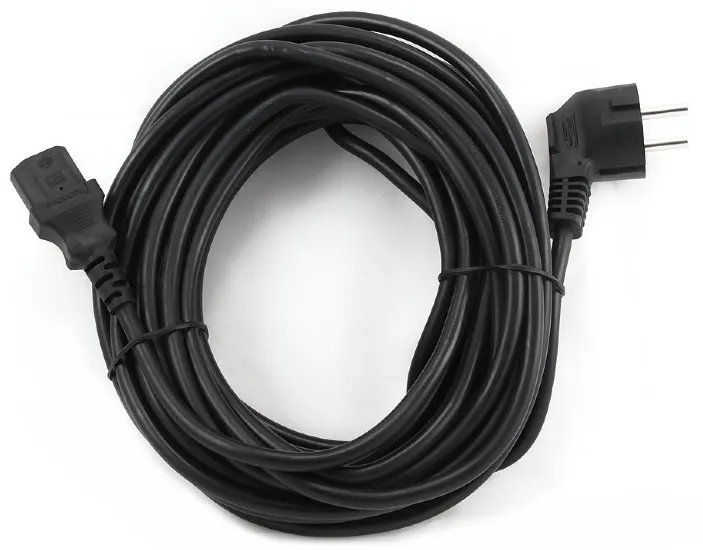 Кабель питания, Cablexpert PC-186-VDE-10M, 10м, Черный