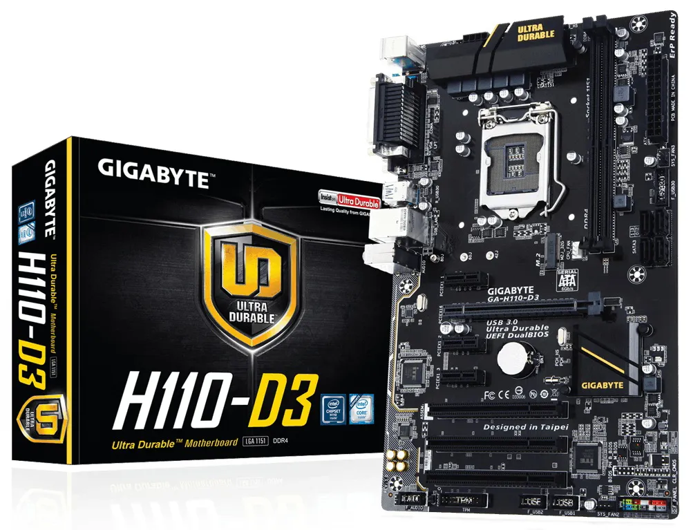 Материнская плата Gigabyte GA-H110-D3