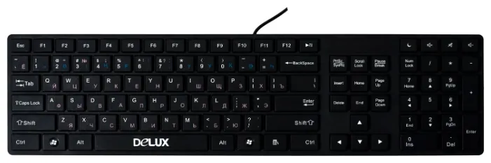 Клавиатура USB Delux DLK-1000UB