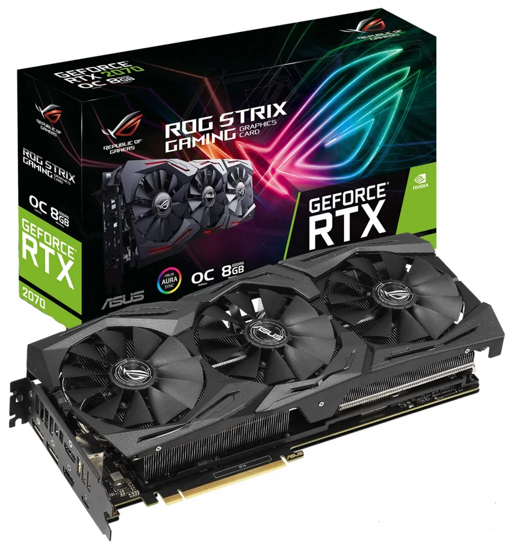 Видеокарта ASUS ROG STRIX RTX 2070 ROG-STRIX-RTX2070-O8G-GAMING