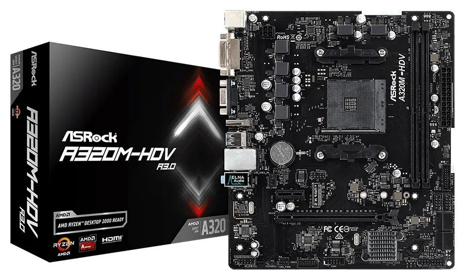 Материнская плата ASRock A320M-HDV R3.0