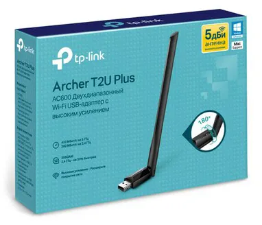 Сетевой адаптер TP-Link Archer T2U Plus(RU)