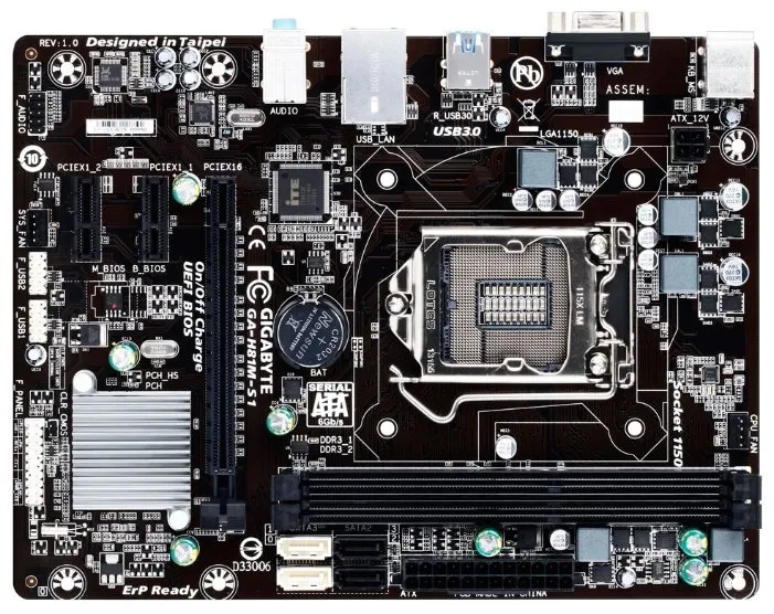 Материнская плата Gigabyte GA-H81M-S1