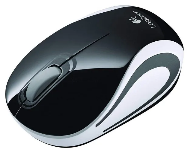 Мышь беспроводная Logitech M187 Mini Mouse Black