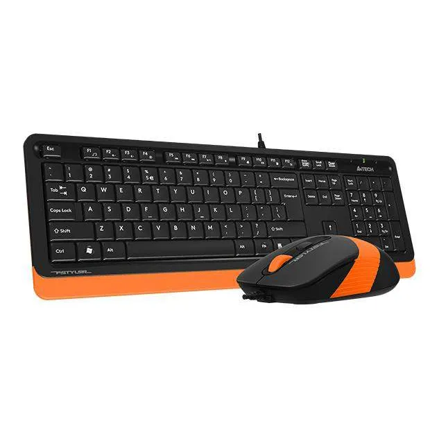 Клавиатура мышь беспроводная A4tech FG-1010-ORANGE Fstyler USB